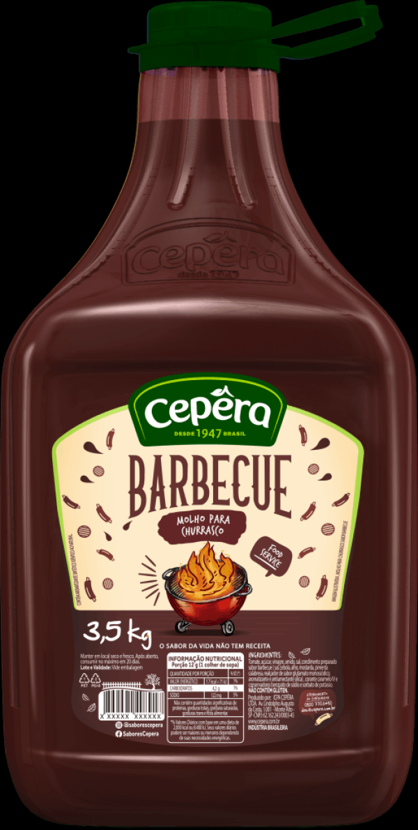Encontraproduto.com.br - Molho Barbecue Cepêra Bombona com 3,5kg