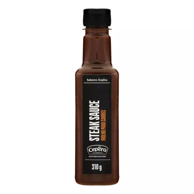 Encontraproduto.com.br - Molho para Carne Steak Sauce Sabores Cepêra Frasco 310g