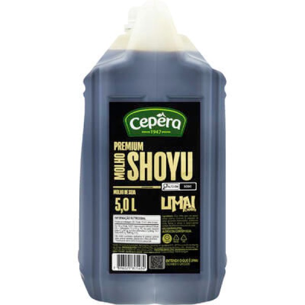 Encontraproduto.com.br - Molho Shoyu Cepêra Bombona com 5L