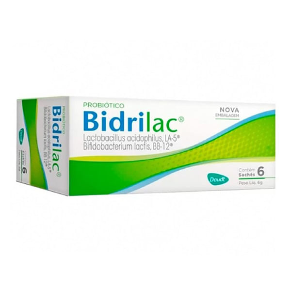 Encontraproduto.com.br - Probiótico Bidrilac 6 Sachês 6g Cada
