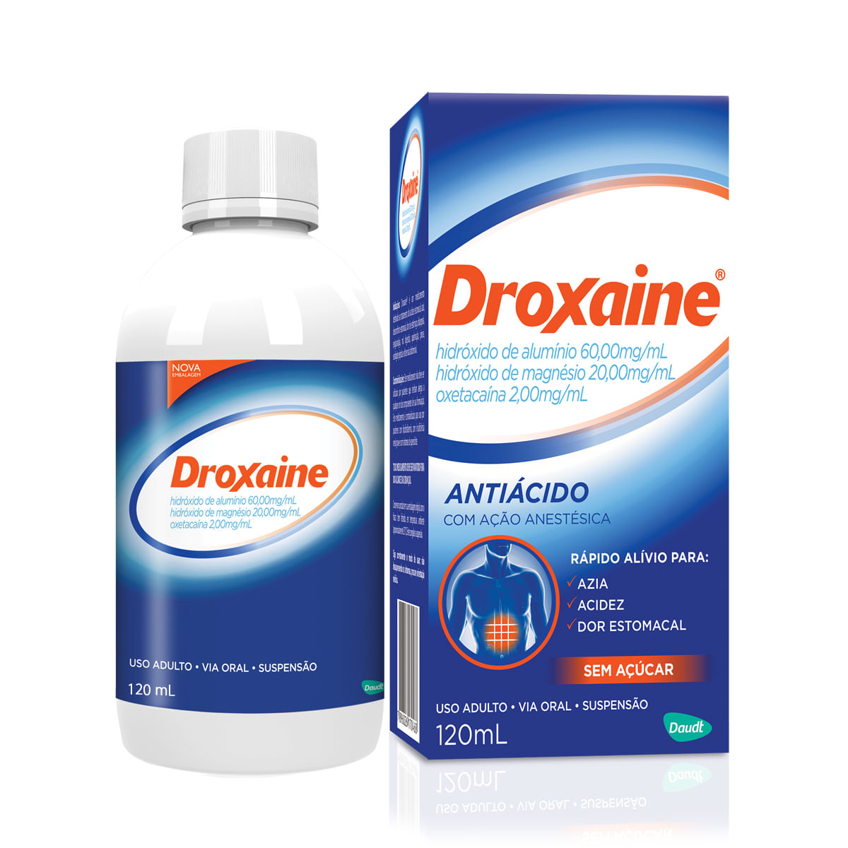 Encontraproduto.com.br - Droxaine Daudt Caixa 120ml
