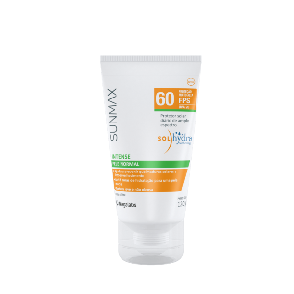 Encontraproduto.com.br - Sunmax intense fps60 pele Normal 120g