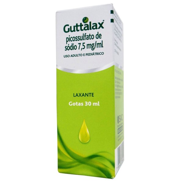 Encontraproduto.com.br - Guttalax Picossulfato De Sódio 7,5mg/mL - 30ml