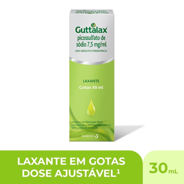 Encontraproduto.com.br - Guttalax Picossulfato De Sódio 7,5mg/mL - 30ml