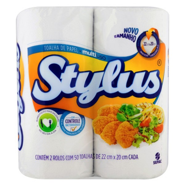Encontraproduto.com.br - Toalha Papel Stylus 2rl