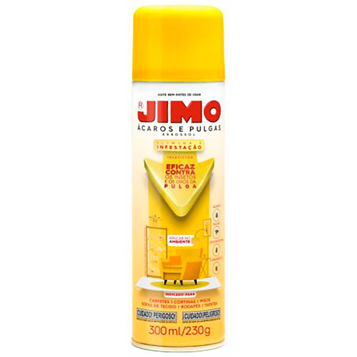 Encontraproduto.com.br - Jimo Acaros e Pulgas Aerossol 300ml