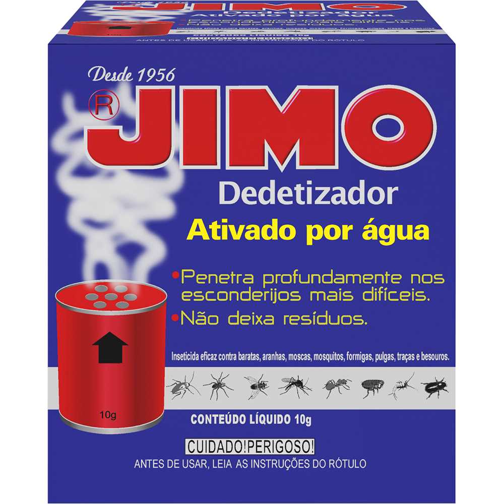 Encontraproduto.com.br - Gás fumigante dedetizador ativado por água 10 g JIMO