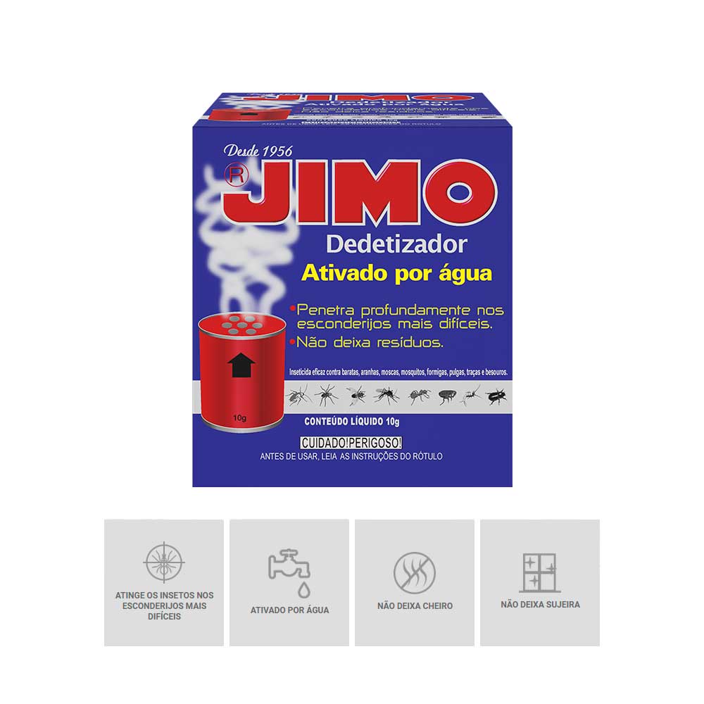 Encontraproduto.com.br - Gás fumigante dedetizador ativado por água 10 g JIMO