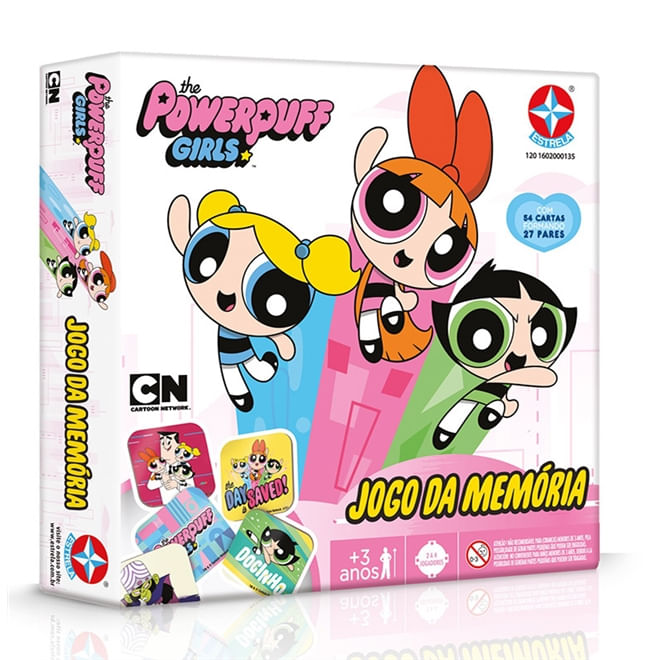 Jogo da Memória - as Meninas Super Poderosas - Estrela