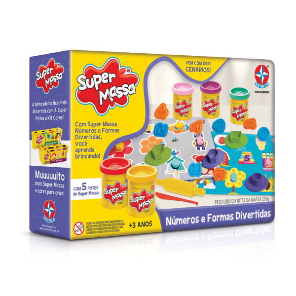 Encontraproduto.com.br - Super Massa - Números e Formas Divertidas