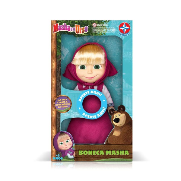 Encontraproduto.com.br - Boneca Masha Com Sons Estrela 1001005700038