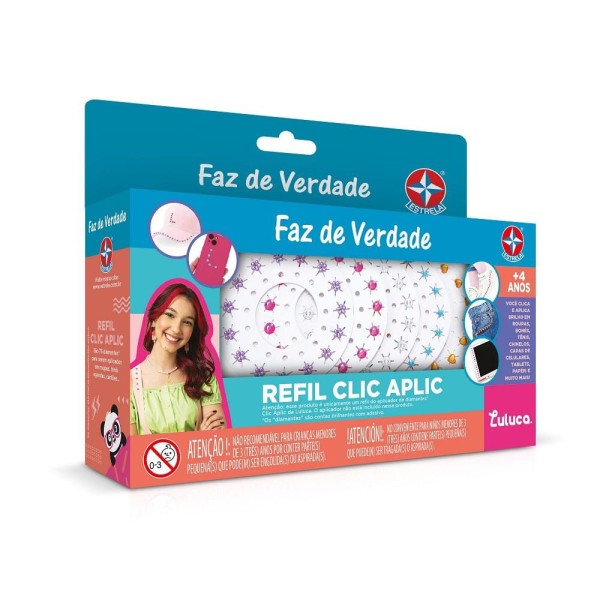 Encontraproduto.com.br - Refil Clic Aplic da luluca - Estrela