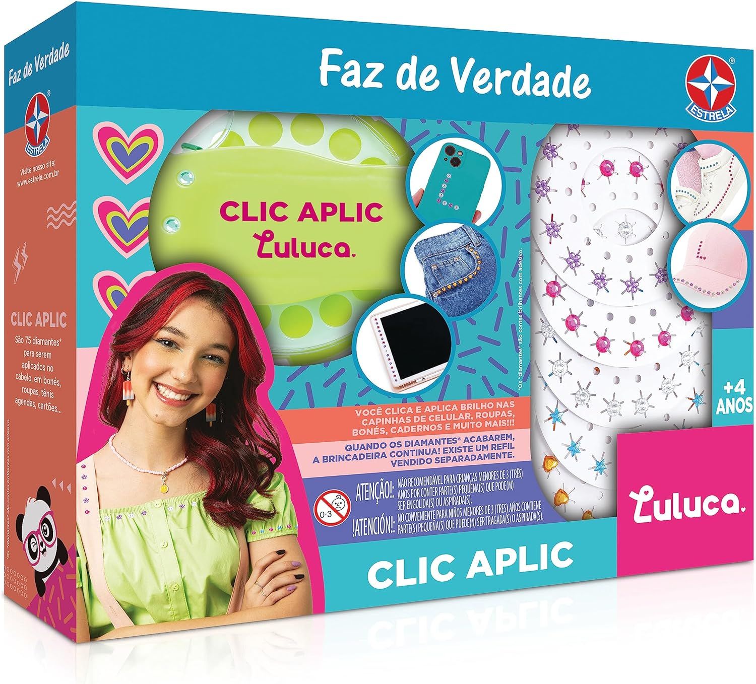 Encontraproduto.com.br - Clic Aplic Da Luluca 1301952200064 Estrela
