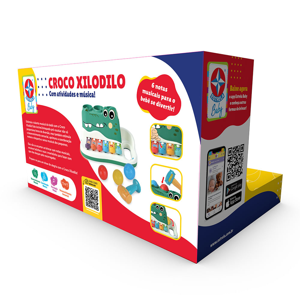 Encontraproduto.com.br - Xilofone - Croco Xilodilo - Estrela