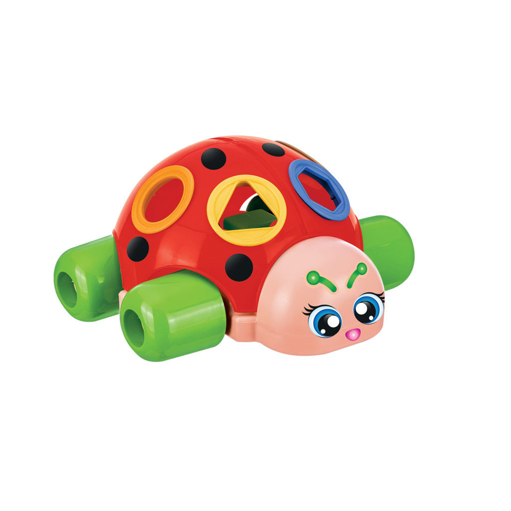 Brinquedo Educativo - Joaninha Encaixe As Formas - Estrela