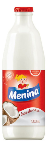 Encontraproduto.com.br - Leite de Coco Menina Vidro com 500ml