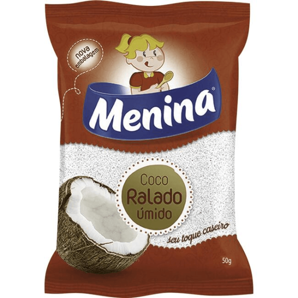 Encontraproduto.com.br - Coco Ralado Menina Pacote com 50g