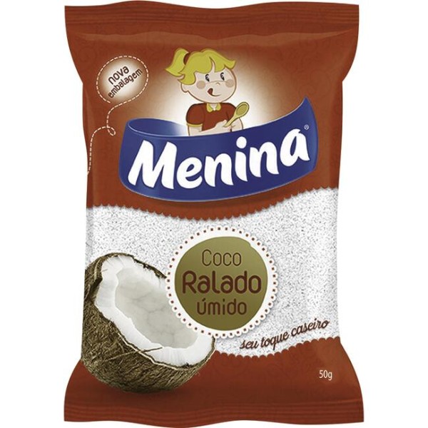 Encontraproduto.com.br - Coco Ralado Menina Pacote com 50g