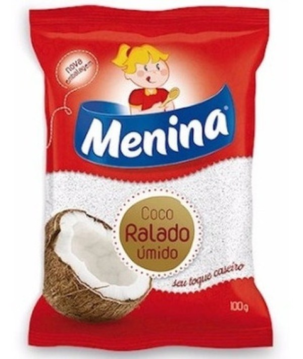 Encontraproduto.com.br - Coco Ralado Menina Pacote com 50g