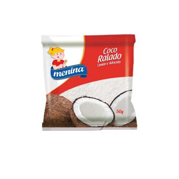 Encontraproduto.com.br - Coco Ralado Menina Pacote com 50g