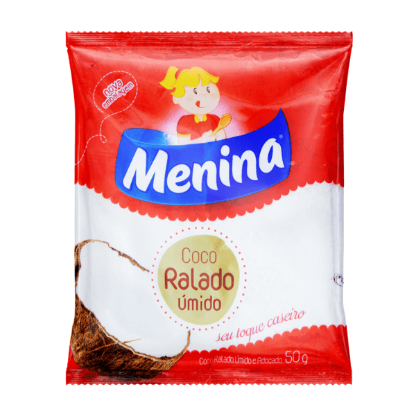 Encontraproduto.com.br - Coco Ralado Menina Pacote com 50g