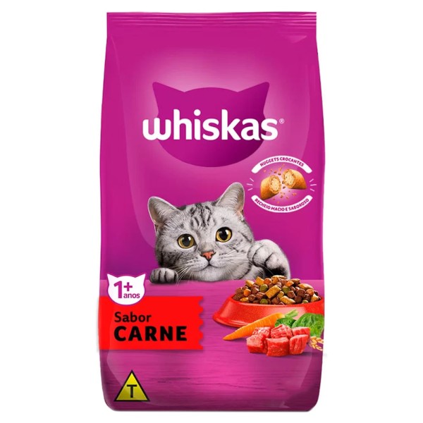 Encontraproduto.com.br - WHISKAS CARNE 1+ ANOS 1KG @