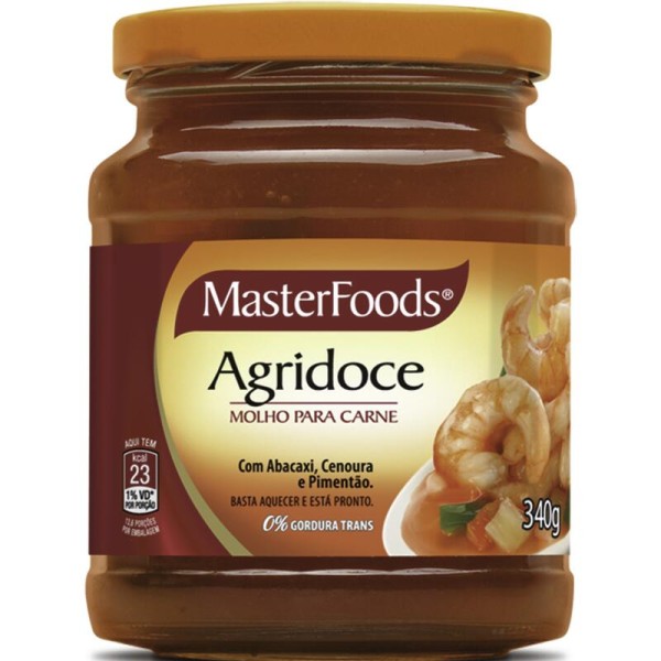 Encontraproduto.com.br - Molho Masterfoods Agridoce Frasco com 340g