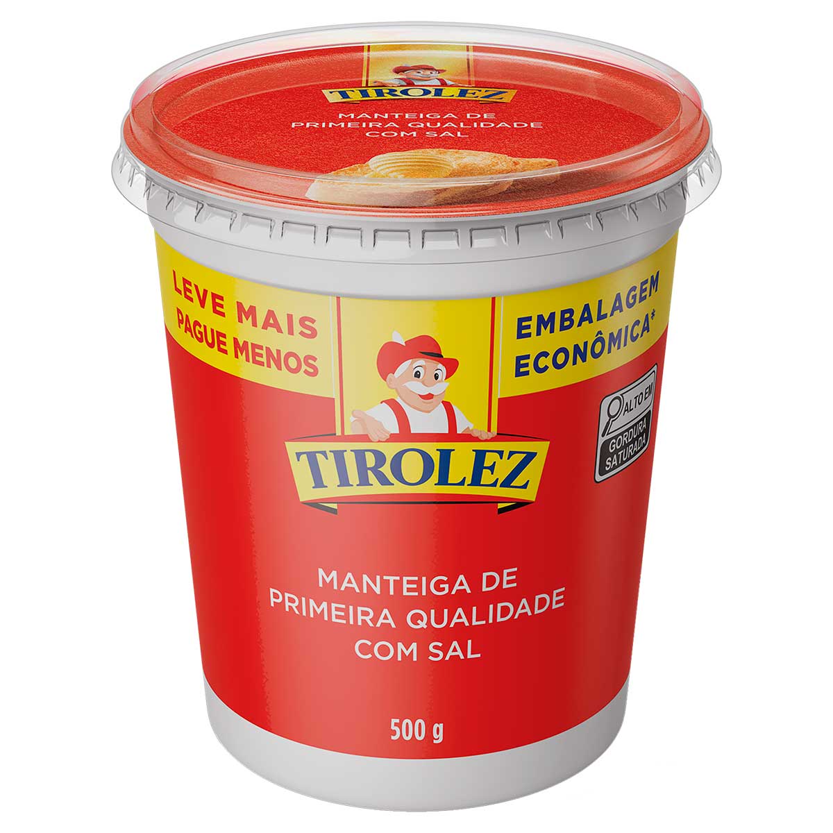 Encontraproduto.com.br - Manteiga Tirolez Com sal Pote com 500g