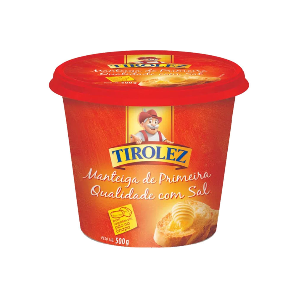 Encontraproduto.com.br - Manteiga Tirolez Com sal Pote com 500g