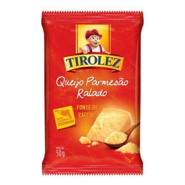 Encontraproduto.com.br - Queijo Ralado Tirolez Parmesão Pacote com 50g