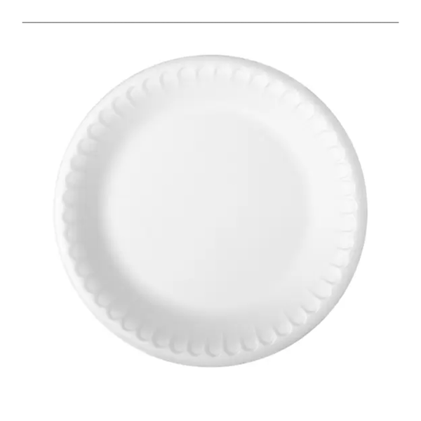 Encontraproduto.com.br - PRATO DESCARTAVEL ISOPOR 15MM R.CPR-015 BRANCO