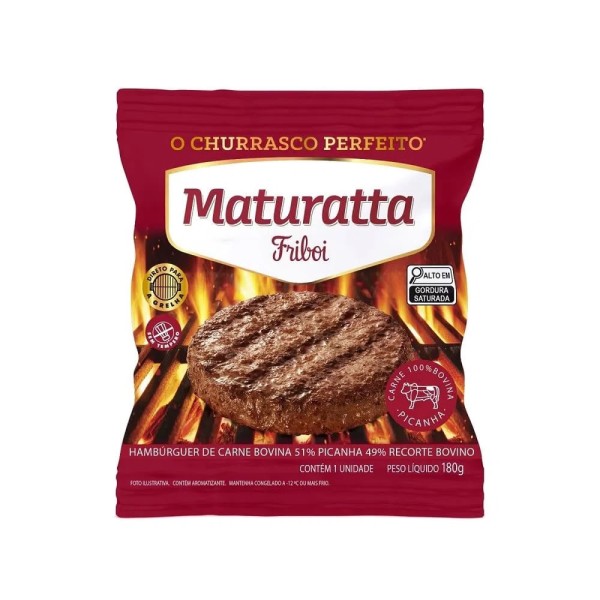 Encontraproduto.com.br - Hambúrguer Bovino Friboi Maturatta Picanha 180g