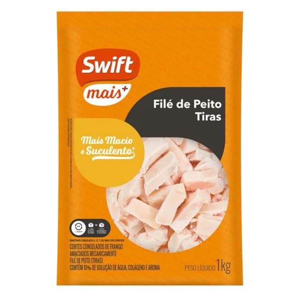 Encontraproduto.com.br - Filé de Peito em Tiras Mais Swift Pacote 1kg