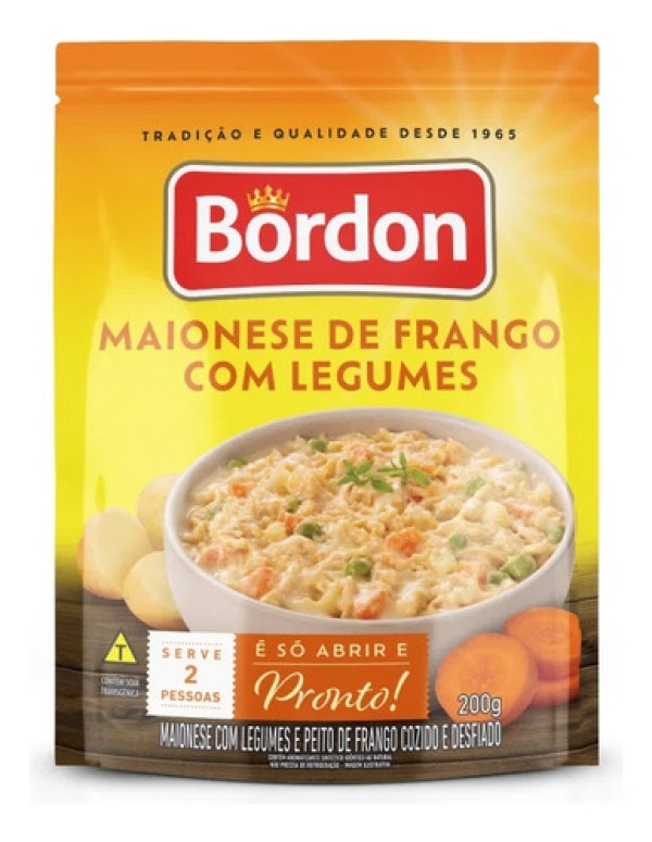 Maionese de Legumes com Frango Bordon 200g