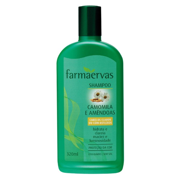 Encontraproduto.com.br - Shampoo Farmaervas Camomila E Amêndoas Cabelos Claros 320ml