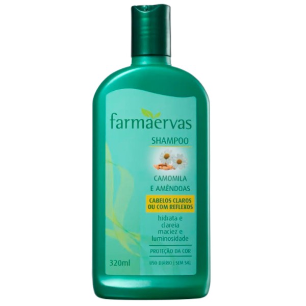 Encontraproduto.com.br - Shampoo Farmaervas Camomila E Amêndoas Cabelos Claros 320ml