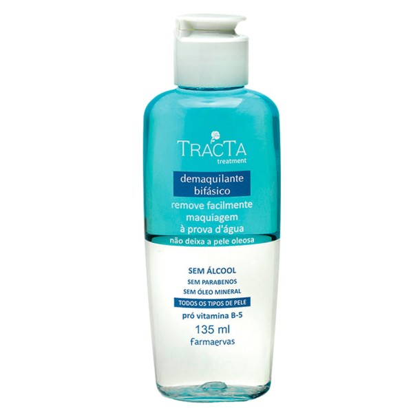 Encontraproduto.com.br - Demaquilante Bifásico Tracta 135ml