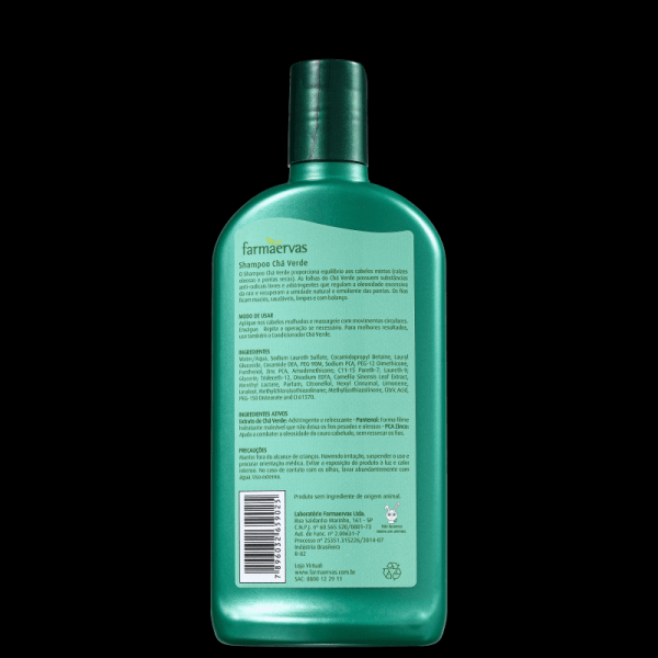 Encontraproduto.com.br - Shampoo Farmaervas Chá Verde 320ml