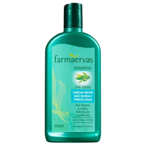 Encontraproduto.com.br - Shampoo Farmaervas Chá Verde 320ml
