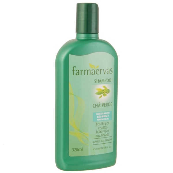 Encontraproduto.com.br - Shampoo Farmaervas Chá Verde 320ml