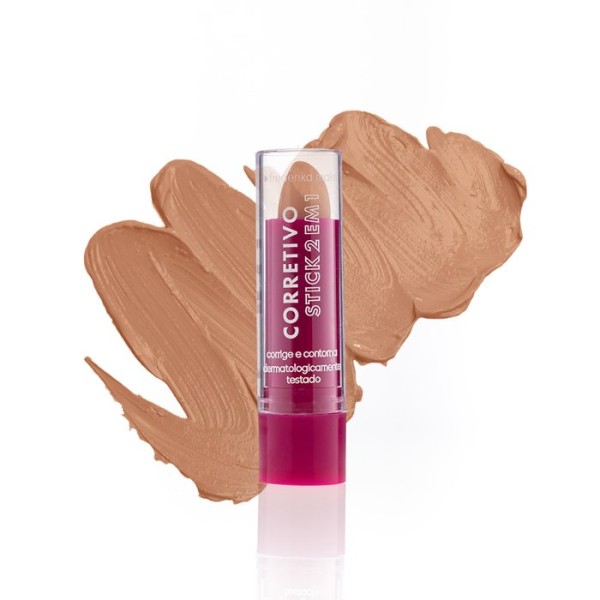 Encontraproduto.com.br - Frederika Make Stick 2 em 1 Cor 04 - Corretivo 3,5g