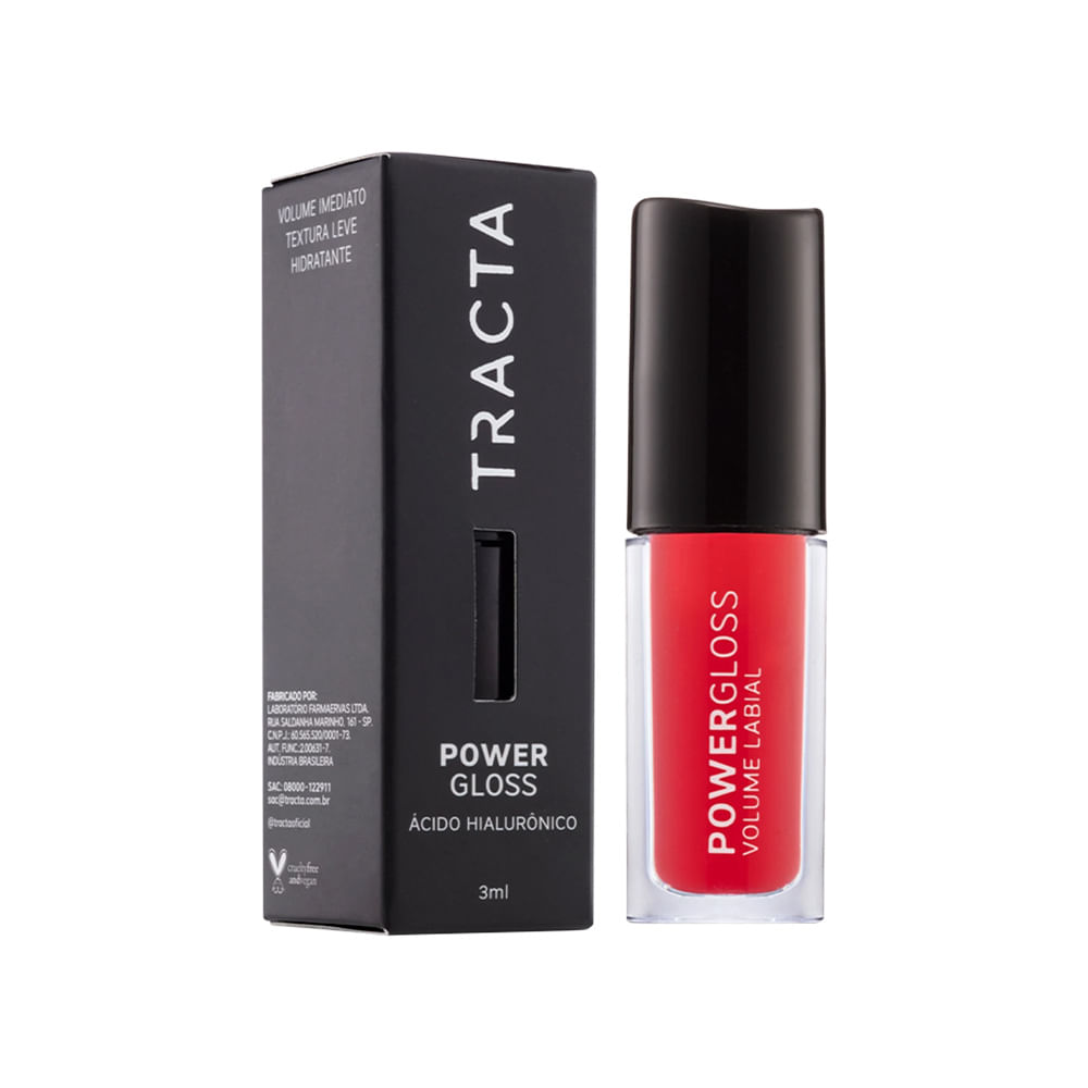 Encontraproduto.com.br - Gloss Labial Power Gloss Flerte Tracta 3ml