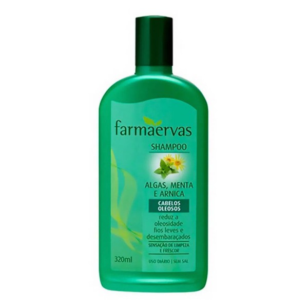 Encontraproduto.com.br - Shampoo Farmaervas Algas, Menta e Arnica 320ml