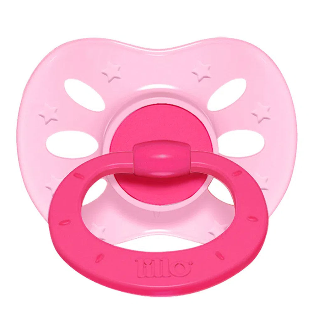 Encontraproduto.com.br - Chupeta Lillo Extra Air Silicone Ortodôntico Tamanho 2 Rosa