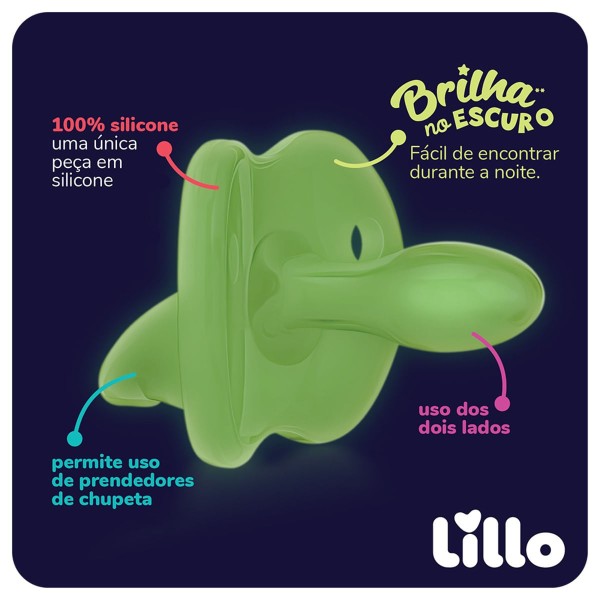 Encontraproduto.com.br - CHUP LILLO REF:633021 SOFT CALMING 2UND +6M AZUL TAM2