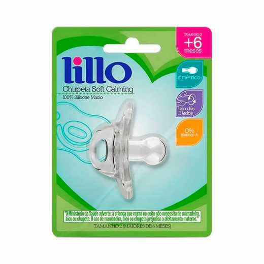 Encontraproduto.com.br - Chupeta Lillo Soft Calming 100% Silicone Tamanho 2 Transparente