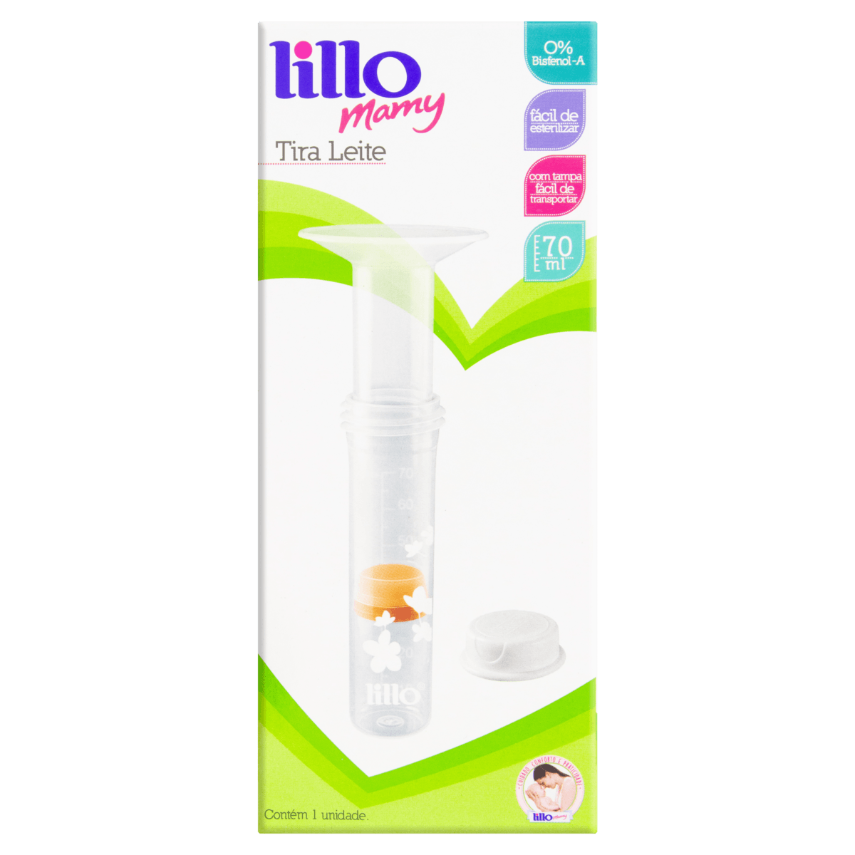 Encontraproduto.com.br - Bomba Tira Leite Lillo Mamy Com 1 Unidade