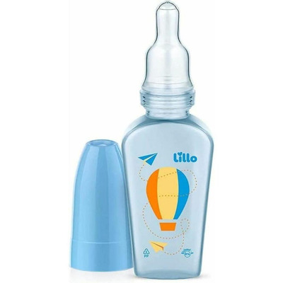 Encontraproduto.com.br - Mamadeira Lillo Chuquinha Primeiros Passos 50ml Bico Redondo Silicone Rosa