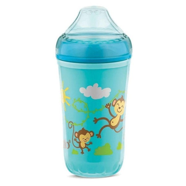 Encontraproduto.com.br - Copo Lillo 240ml Aprendiz Bebedor Silicone Menino