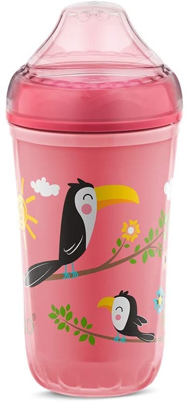 Encontraproduto.com.br - Copo Aprendizado Bebedor De Silicone Menina Lillo